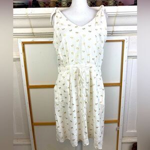 For Cynthia (Steffe) NWT Marilyn vibes sundress w/gold palm trees (lined)🌴